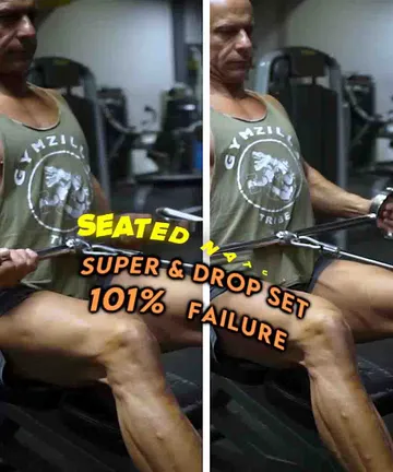 Seated Row Super Drop Set