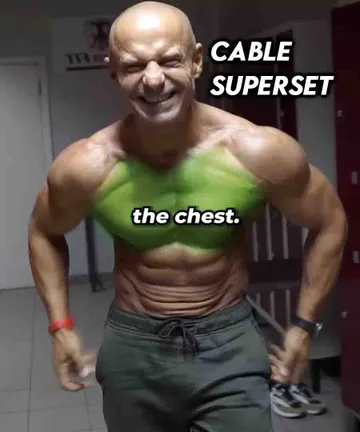 Cable Chest Superset Pump