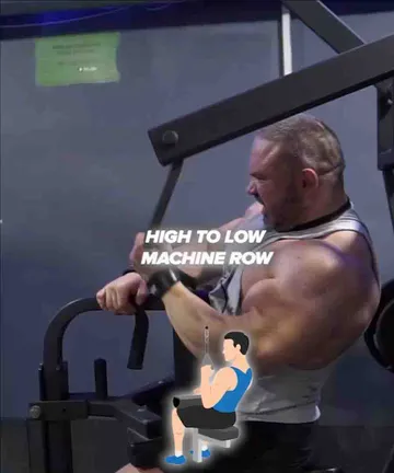 High to low row routine