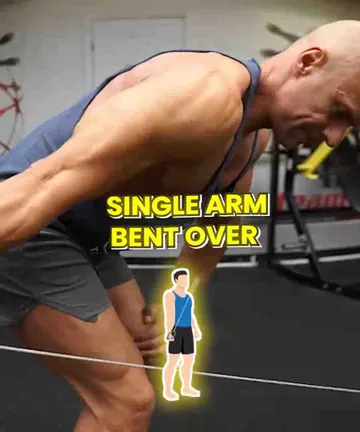 Bent-over extension pump set