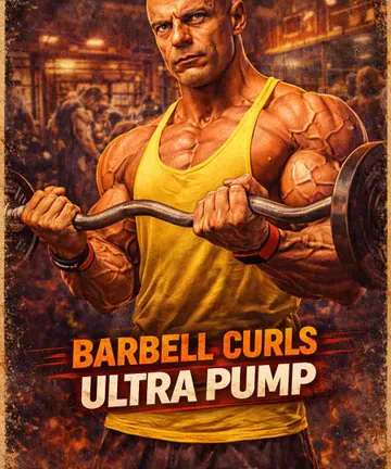 Barbell Curls Ultra Pump set