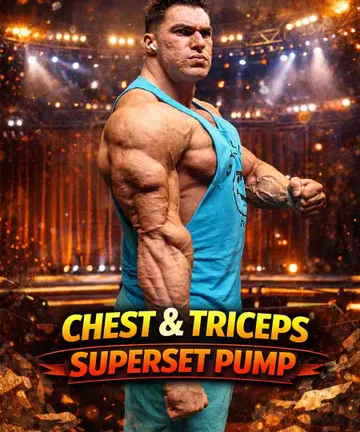 Triceps & Chest superset pump