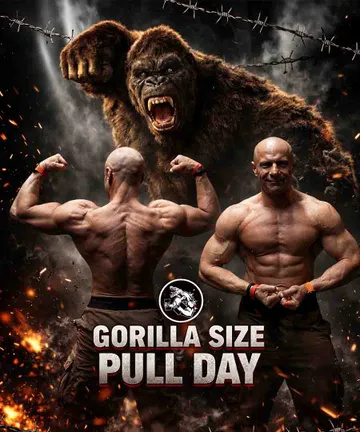 Gorila vukući (pull) trening