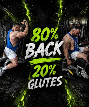 80% Back 20% glutes workout