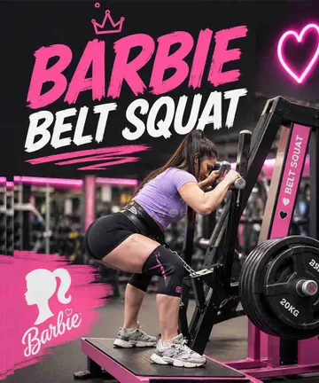 Barbie Belt Squats