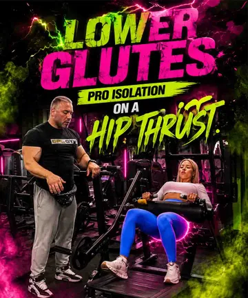 Lower Glutes Hip thrust Isolation