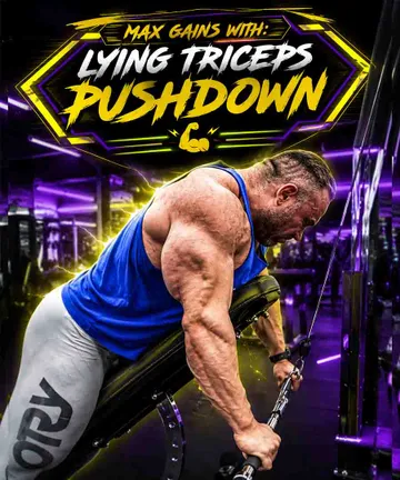 Advanced Lying Triceps Pushdown