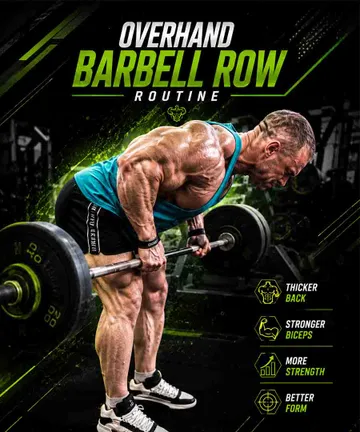 Overhand Barbell Row tips