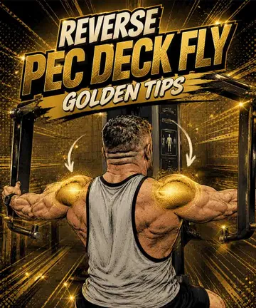 Reverse Pec Deck Fly Golden tips