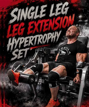 Hypertrophy Set: Single-leg Leg extension