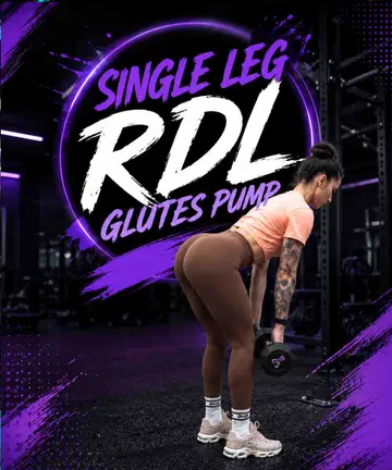 Single Leg RDL Glutes Pump