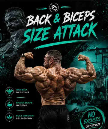 Back & Biceps: Size Attack