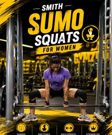 Smith Sumo Squats for women