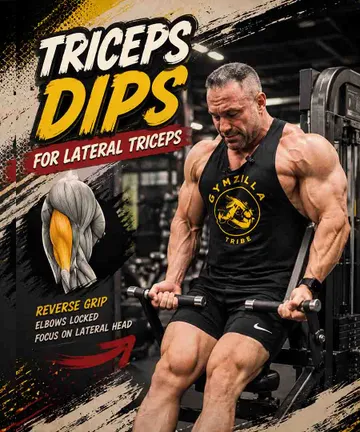Triceps Dips Machine - Lateral Triceps