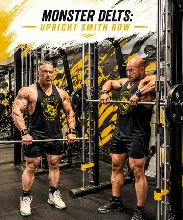 Monster Delts: Upright Smith Row