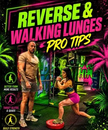 Reverse & Walking Lunges Tips