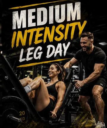 Medium intensity leg workout
