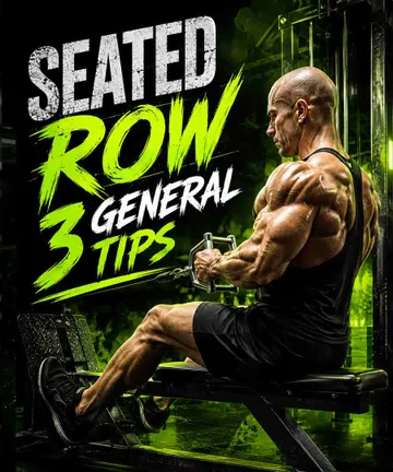 Seated cable row - 3 general tips
