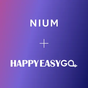 Online Travel Leader, HappyEasyGo, Selects Nium for Virtual Card Payments  