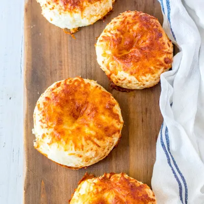Air Fryer Asiago Cheese Bagels
