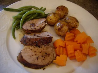 Balsamic-Glazed Pork Tenderloin