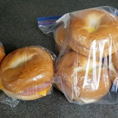 Breakfast Bagel Sandwiches