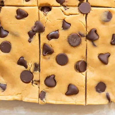 Cookie Dough Protein Bars (3 Ingredients!)