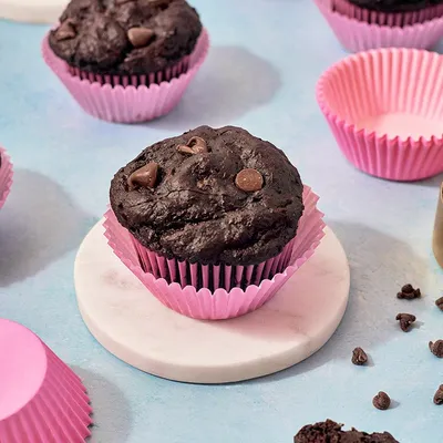 Double Chocolate Chip Muffins