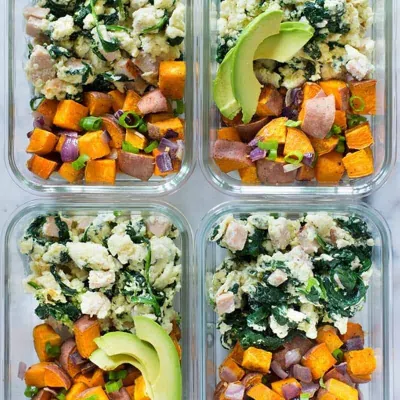 Egg White Scramble Meal Prep