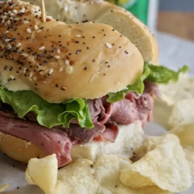 Everything Bagel Sandwiches