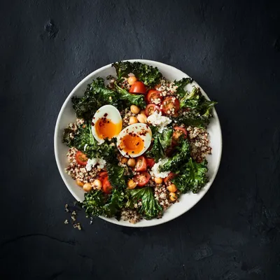 Healthier Quinoa & Crispy Kale Breakfast Bowl Recipe | Woolworths