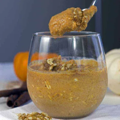 High Protein Pumpkin Overnight Oats