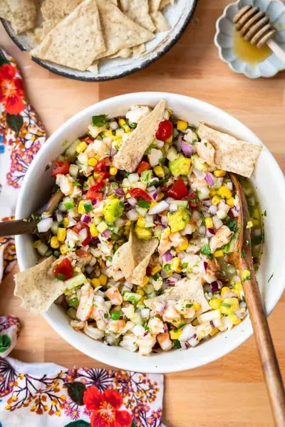 Honey Citrus Shrimp Ceviche