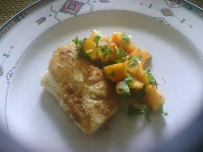 Moroccan-Style Tilapia With Cumin, Mango and Cilantro Recipe