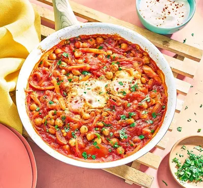 One-pan eggs & peppers