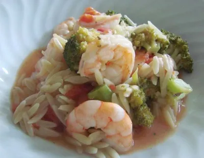 Orzo Shrimp Stew