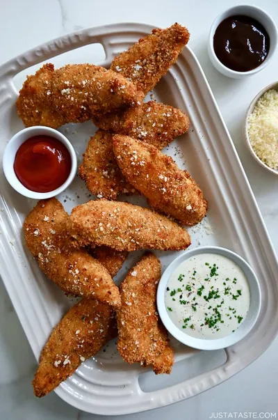 Parmesan Baked Chicken Tenders