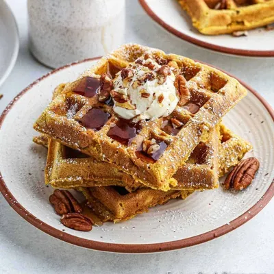 Pumpkin Waffles