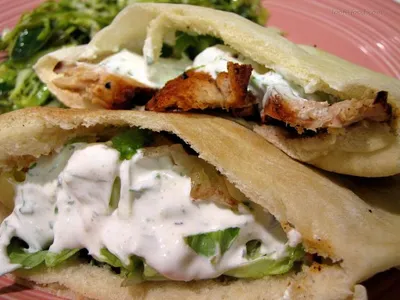 Spicy Lime and Cilantro Turkey Pita Fajitas (Grilled)