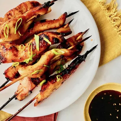 Teriyaki Chicken on a Stick