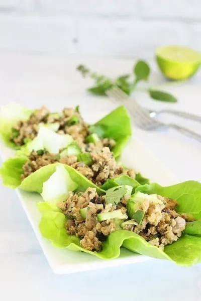 Thai Turkey Mushroom Larb Salad