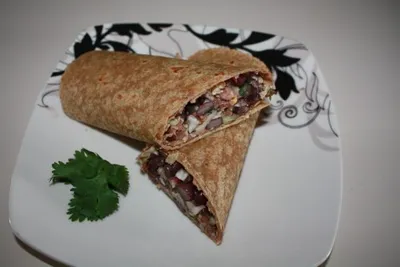 Tuna & Black Bean Wrap