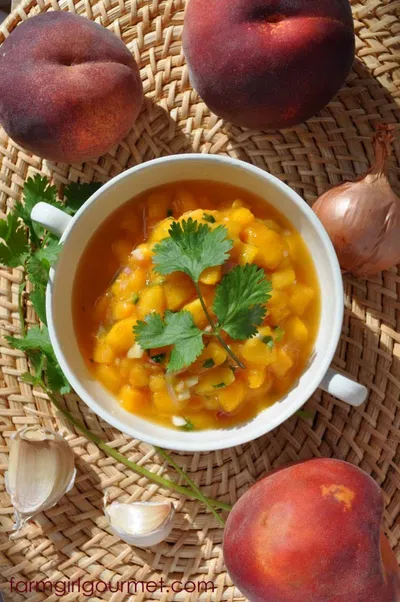 Zesty Peach Salsa