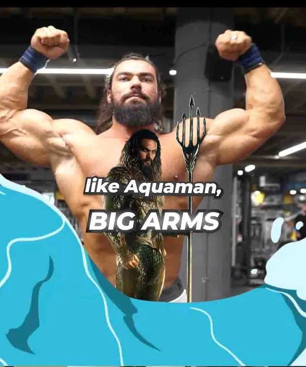 Build big arms like Jason Momoa
