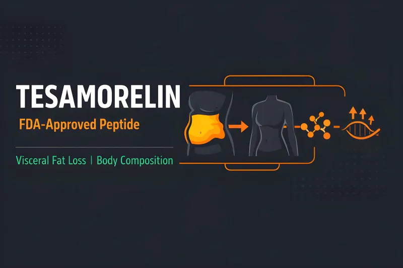 Tesamorelin: The FDA-Approved Peptide for Visceral Fat Loss and Body Composition